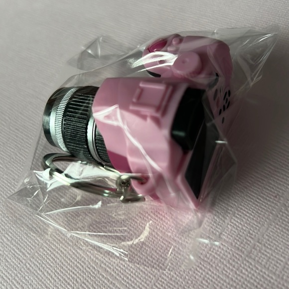 🆕 NEW Led Camera Flashing Camera Key Ring for Keys Pompom Bags - Picture 12 of 13
